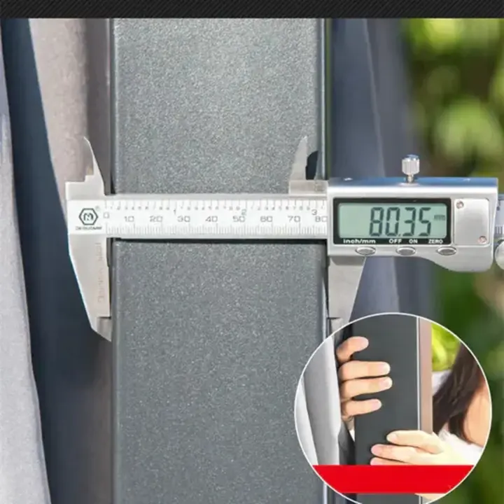 【Home&Garden】【BS】2.9x5.45meter Outdoor awning sliding retractable aluminum PC board