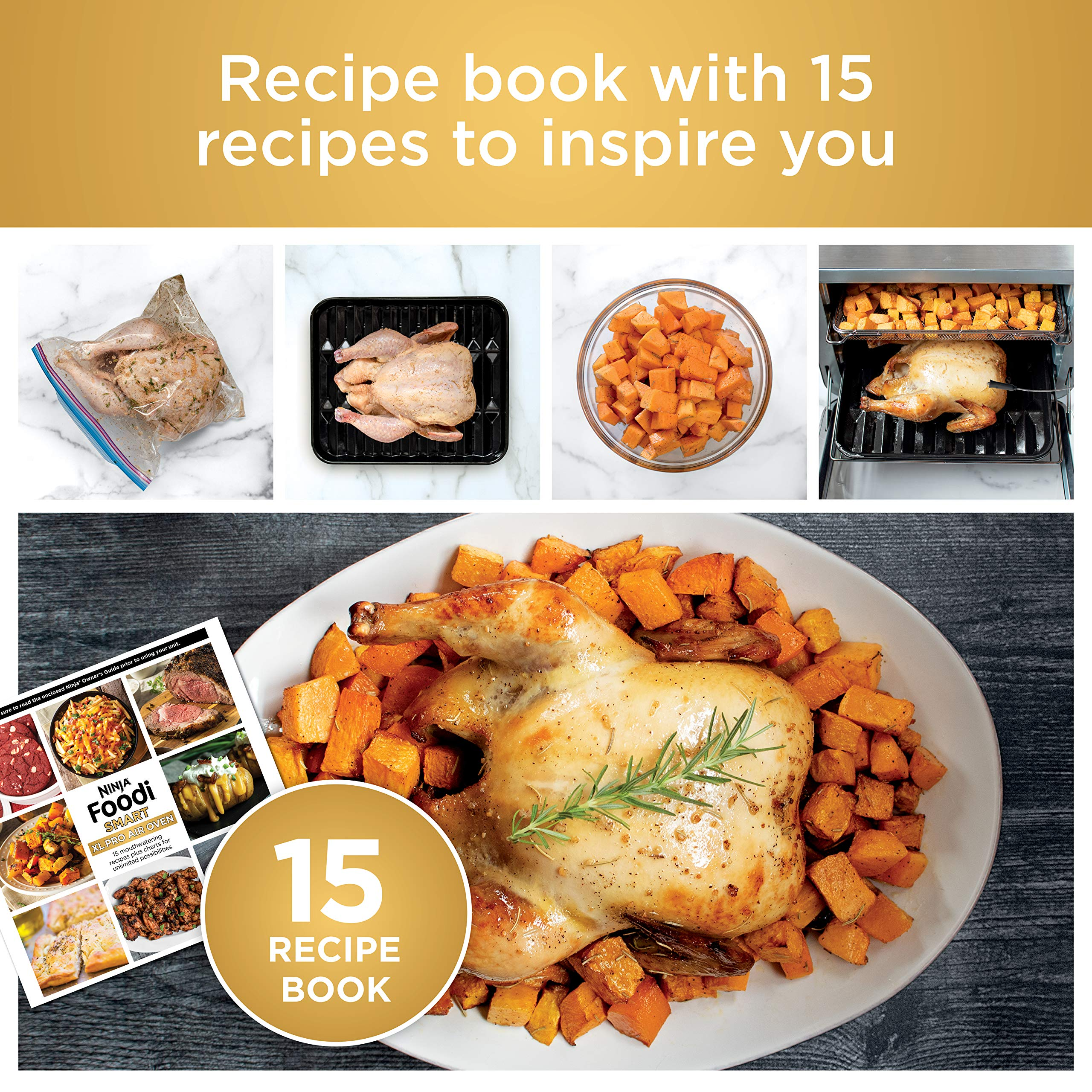 【Appliances】Ninja DT251 Foodi 10-in-1 Smart XL Air Fry Oven, Bake, Broil, Toast, Air Fry, Roast, Digital Toaster