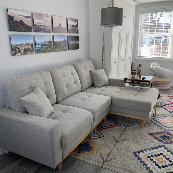 Jaheim 91'' Upholstered Sleeper Sofa