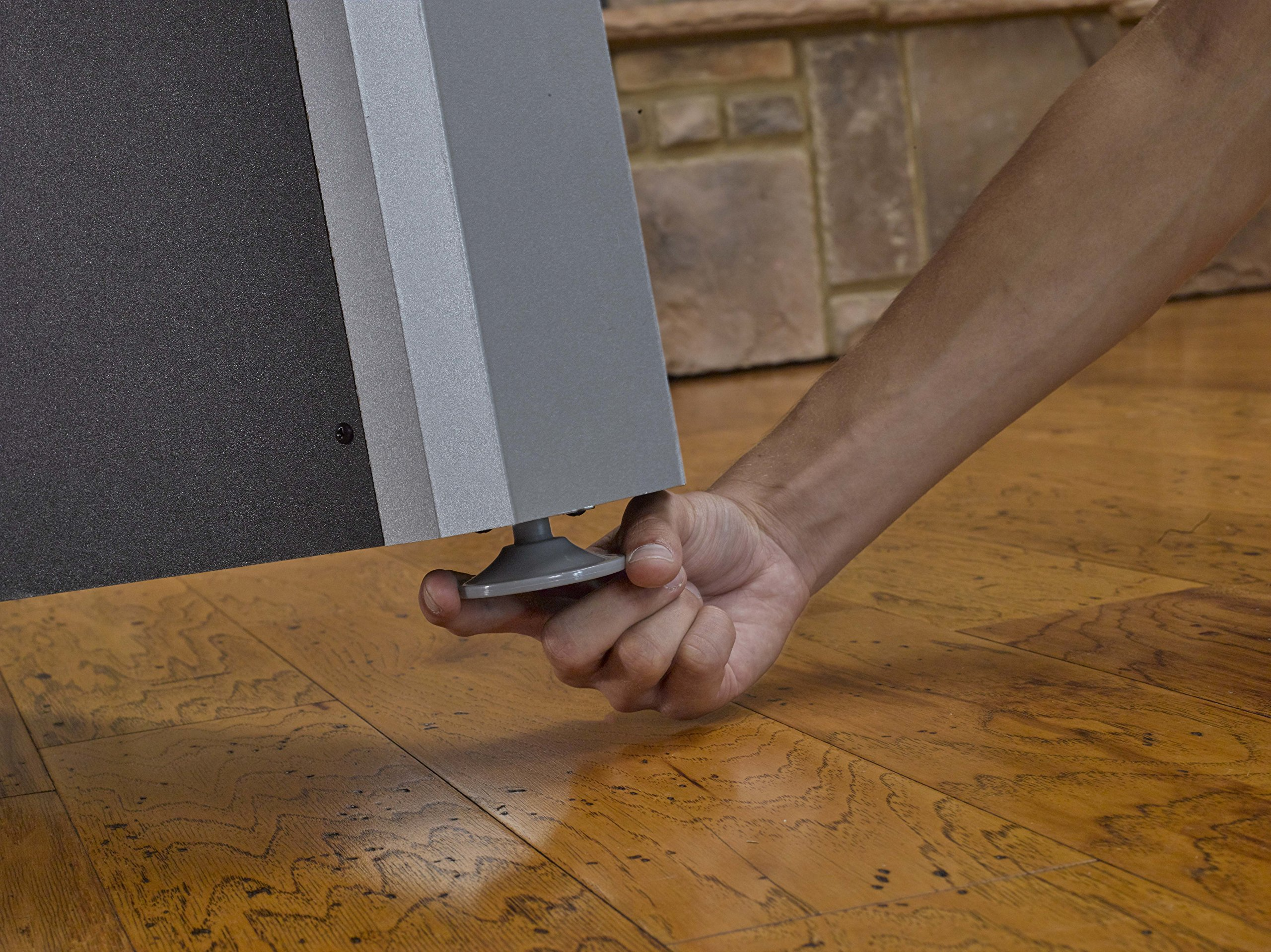 【Sports&Outdoors】Lazer 6' Interactive Air Hockey Table Featuring All-Rail LED Lighting & In-Game Music