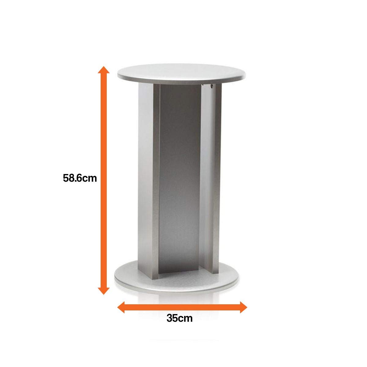 【Pet】Classic 60L Aquarium in Silver with MCR LED Lighting, Heater Pack & Silver Stand