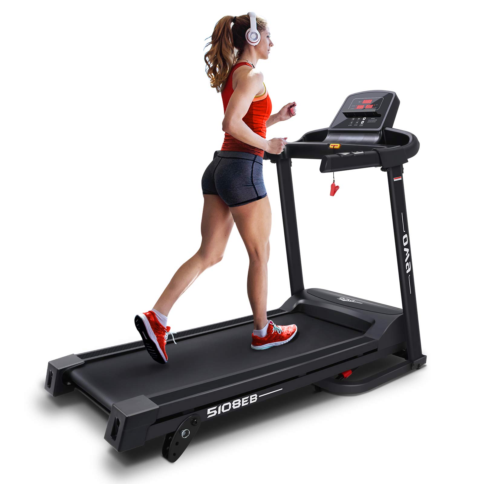 Treadmills for Home 1017EB , Max 2.5HP 300 LBS Capacity Folding Treadmill