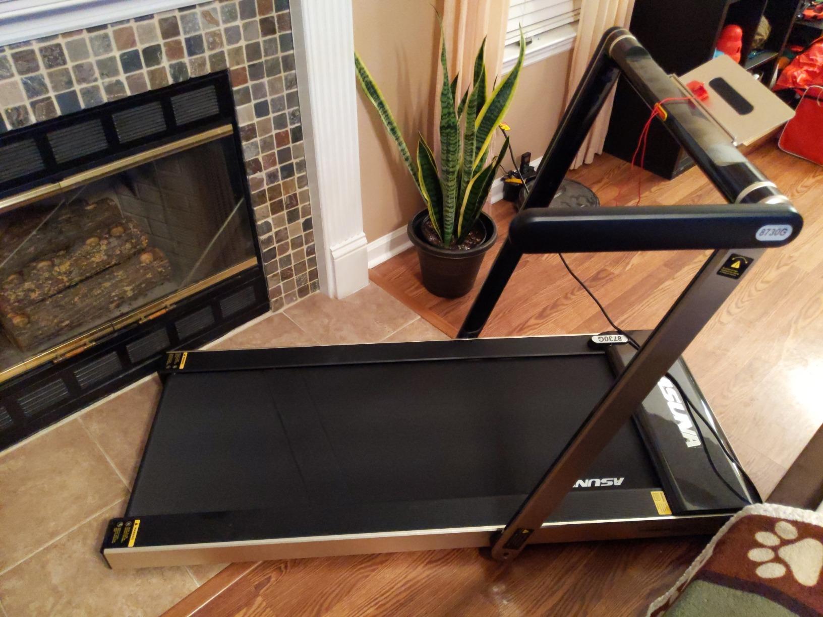 【Sports&Outdoors】ASUNA Premium Slim Folding Treadmill Running Machine with Speakers for Home Gyms