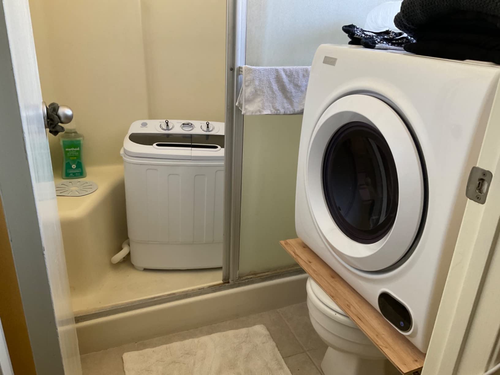 【Appliances】Euhomy Compact Laundry Dryer, 2.65 cu ft Front Load Stainless Steel Clothes Dryers