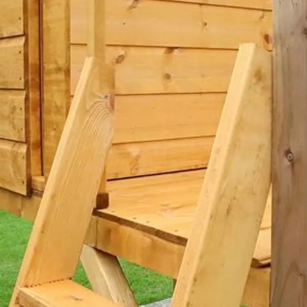 【Baby&Kids】Mercia 12 x 5ft Wooden Poppy Playhouse including Tower & Slide