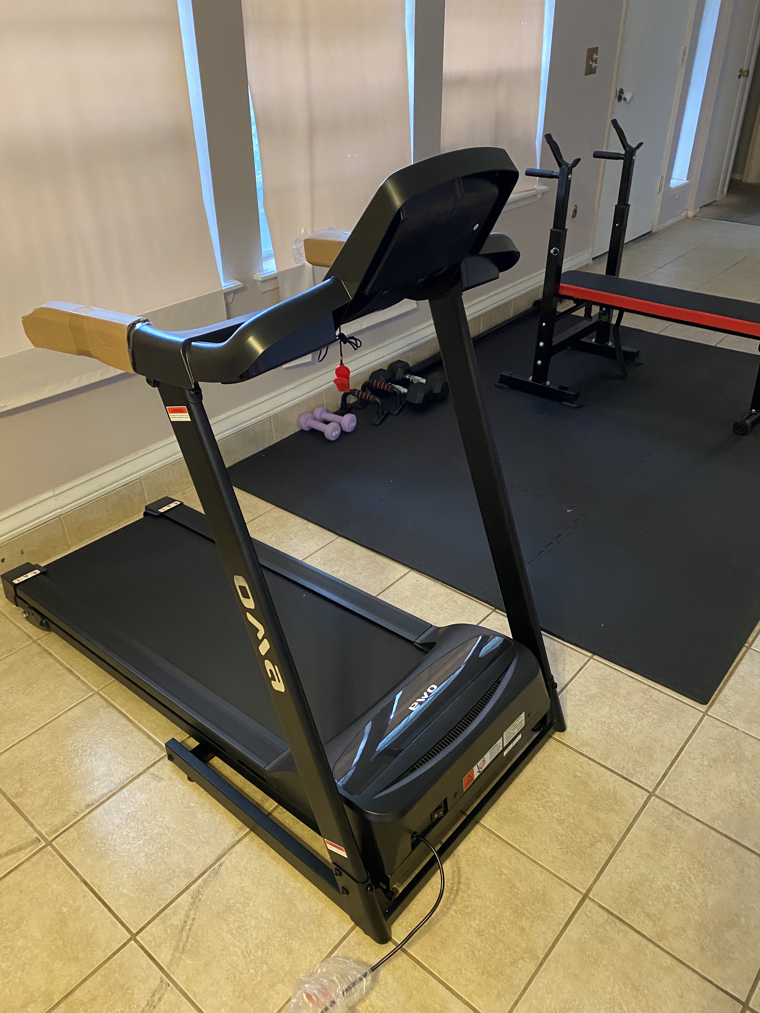 Treadmills for Home 1017EB , Max 2.5HP 300 LBS Capacity Folding Treadmill