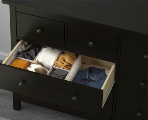 【Furniture】HEMNES 8-Drawer Dresser, Solid Wood Dresser