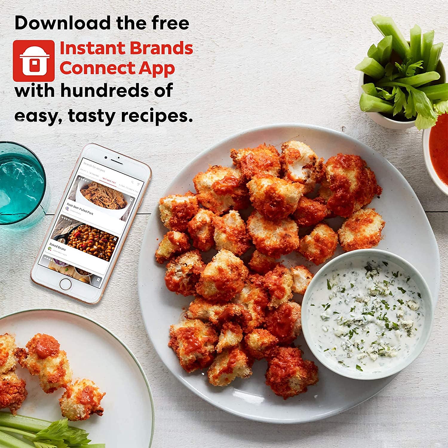 Instant Vortex Plus XL 8-quart Dual Basket Air Fryer Oven, From the Makers of Instant Pot, 2 Independent Frying Baskets, ClearCook Windows, Dishwasher-Safe Baskets, App with over 100 Recipes