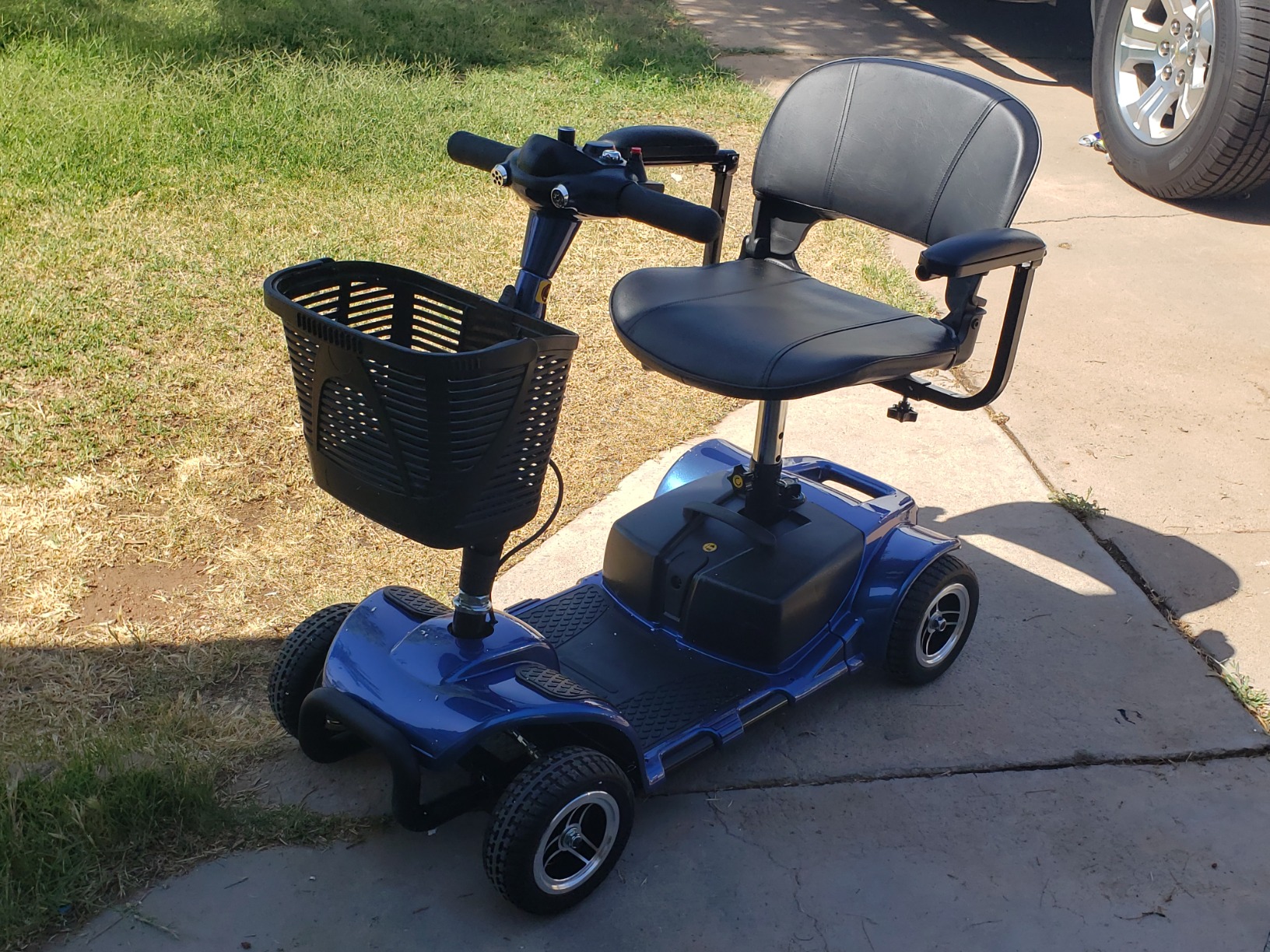 【Sports&Outdoors】Vive 4 Wheel Mobility Scooter - Electric Powered Wheelchair Device