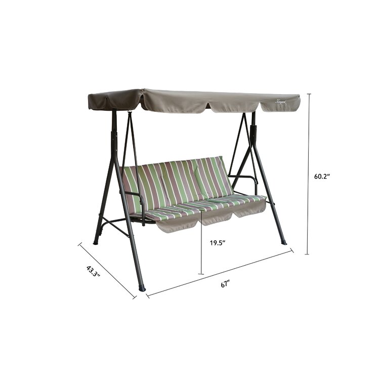 Otterburn Porch Swing with Canopy