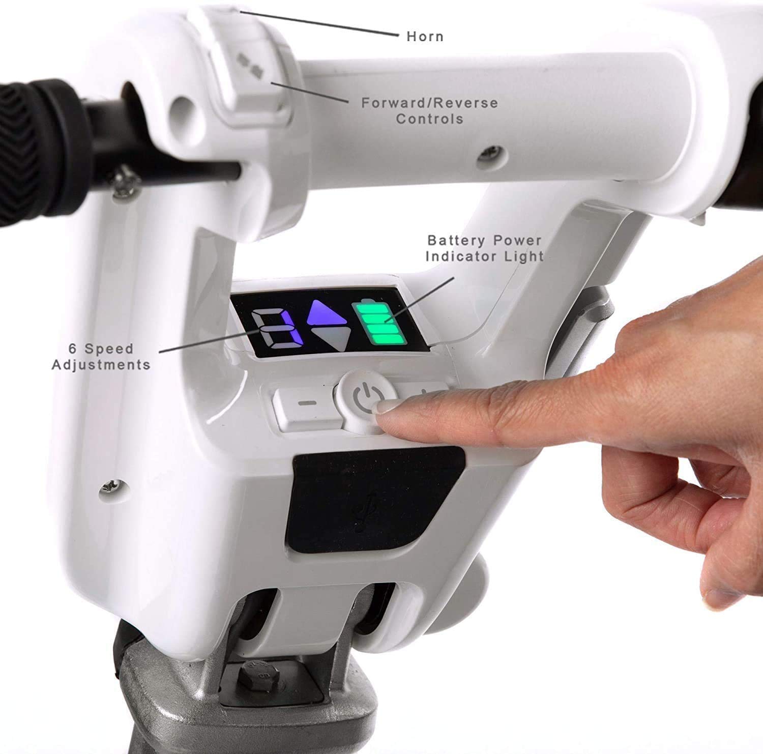 ATTO Folding Travel Powered Mobility Scooter by MovingLife, Full-Size Portable Electric Scooter