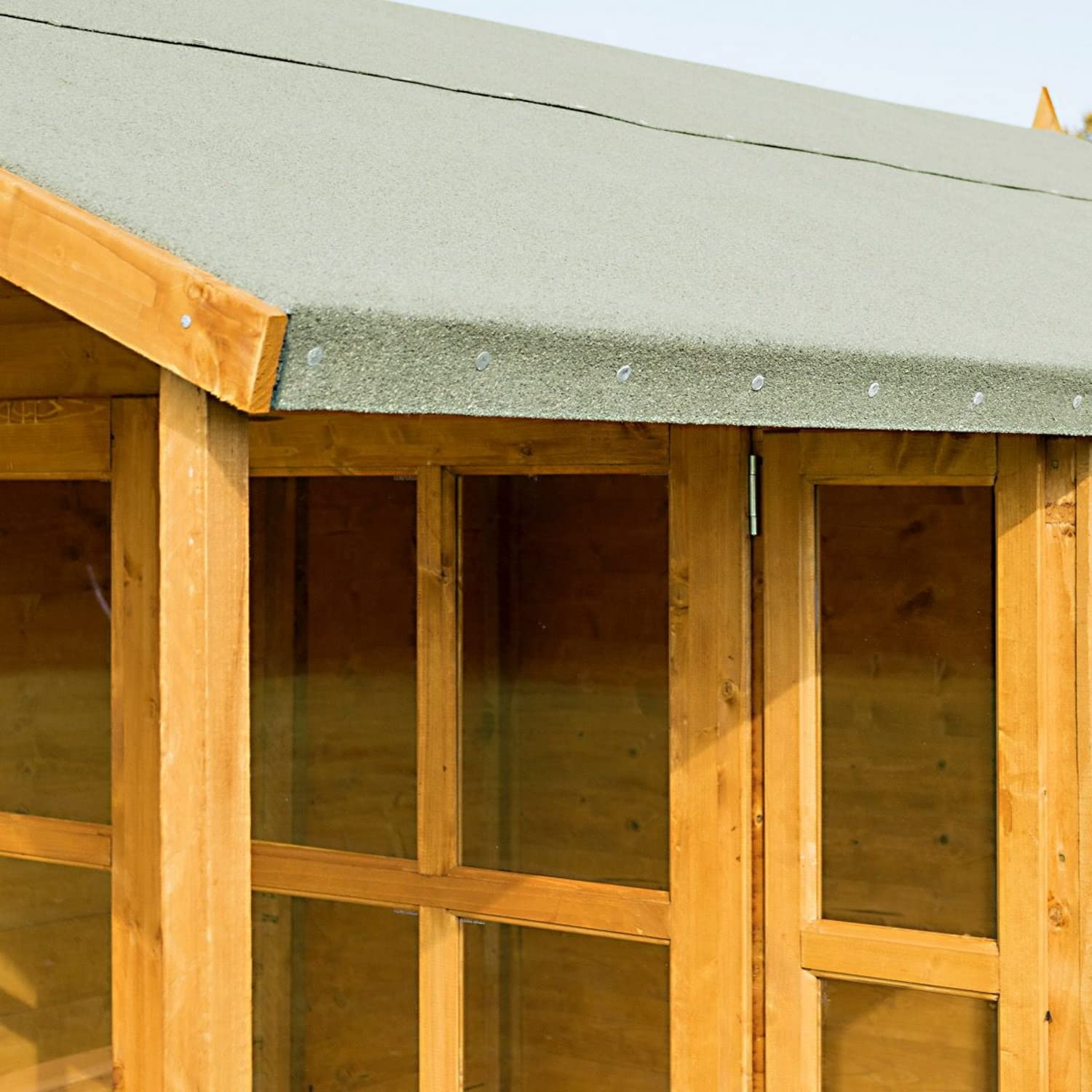 【Home&Garden】7x7x10 Summerhouse, Honey Brown