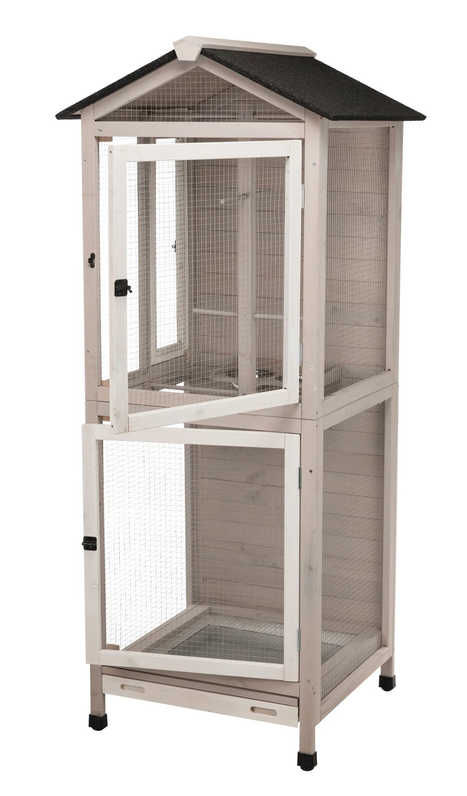 【Pet】Freddy 70'' Pointed Top Flight Cage with Stand