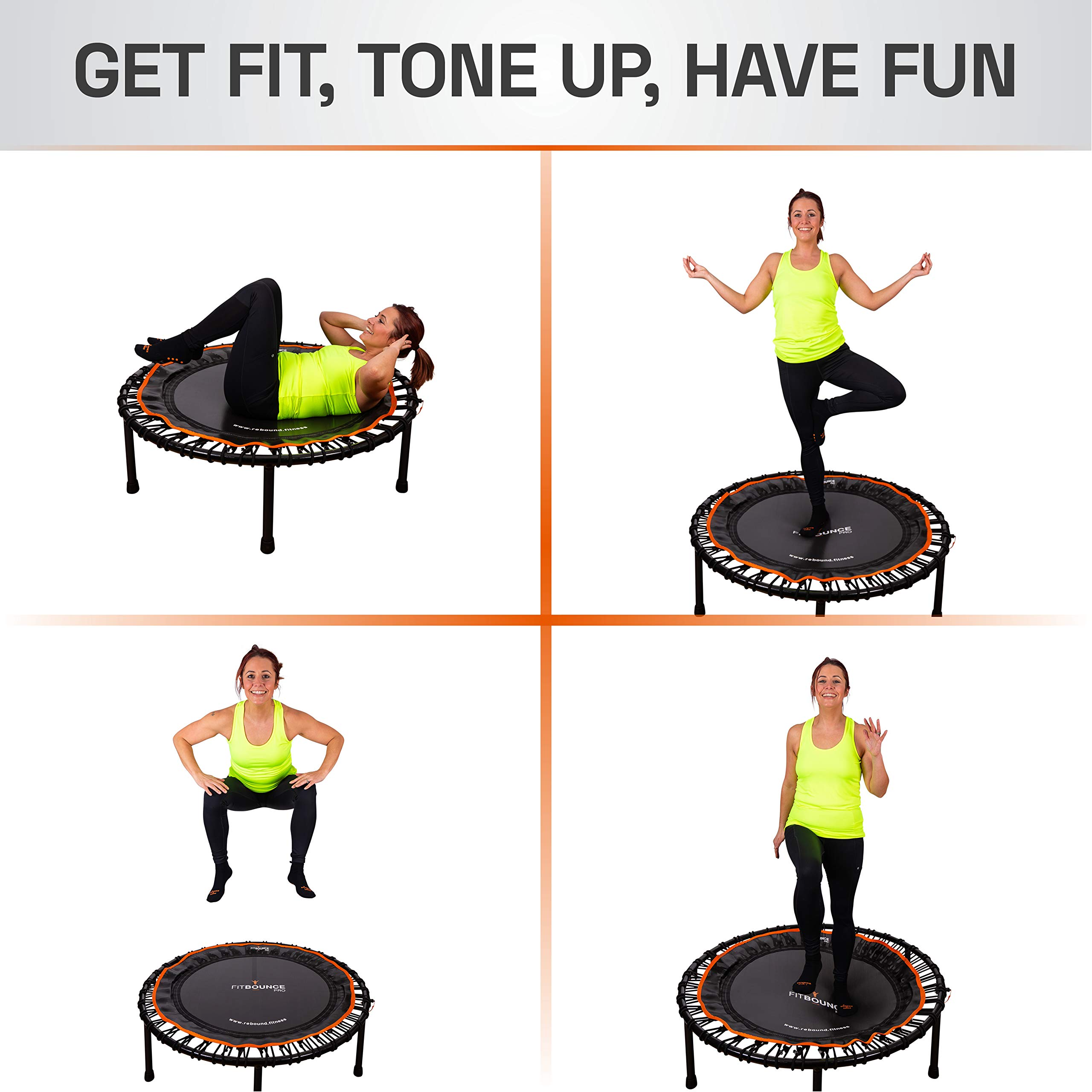 【Baby&Kids】Half Folding, Silent Professional Mini Trampoline for Adults & Kids