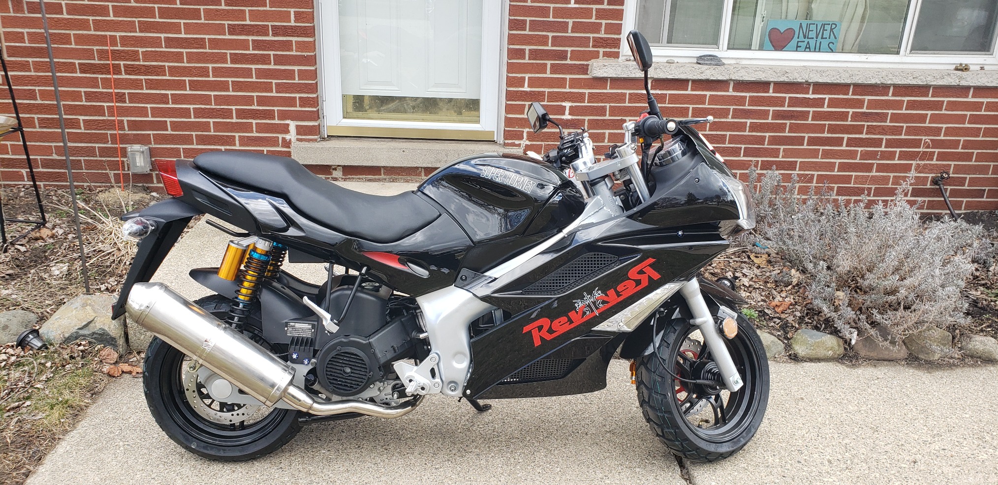 【Sports&Outdoors】High Power High Speed 150cc Hornet SR 2 Motorcycle Scooter