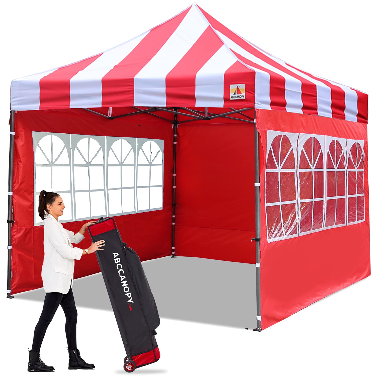 【Gazebo】Pop Up Gazebo With Sides Heavy Duty Gazebo Fully Waterproof Commercial Canopy