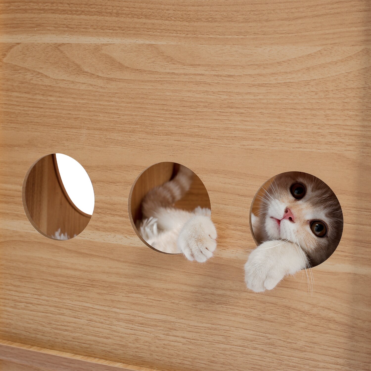 【Pet】47 Wooden Luxury Cat Tree