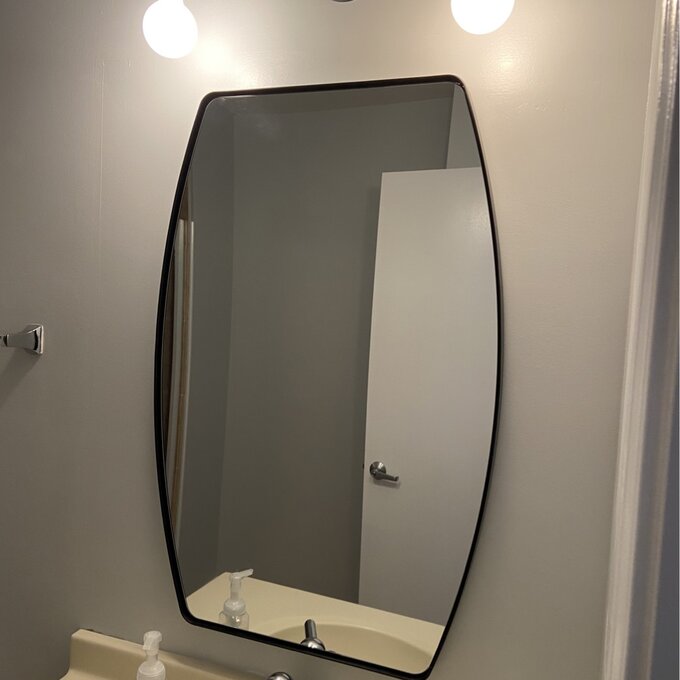 【Home Improvement】Irregular Metal Wall Mirror