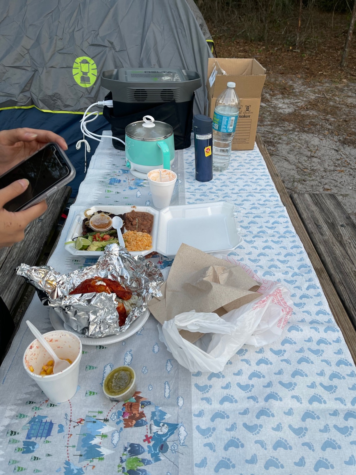 【Appliances】EF ECOFLOW Portable Power Station DELTA, UPS Power Supply 1260Wh Battery Pack