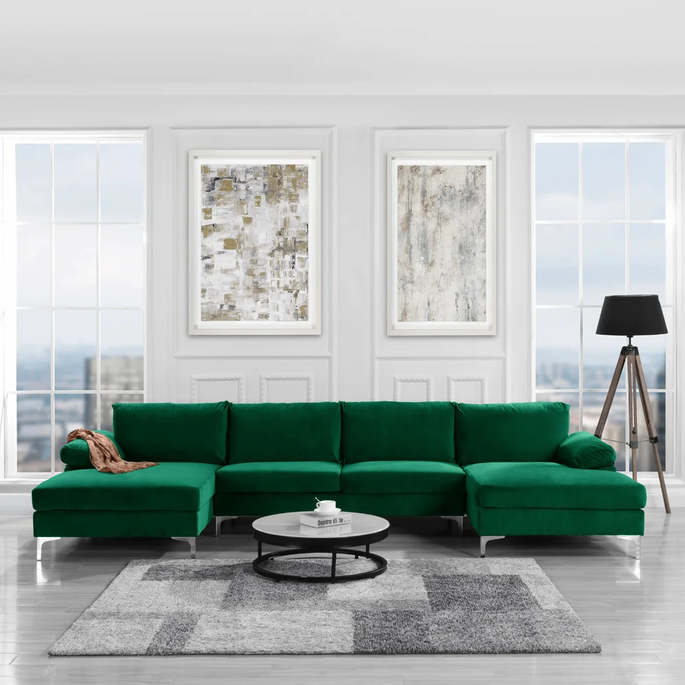 【Living Room Sofa】Makai Luxury Living Room Soft Sofa with 3 Sets of Cushions Discount Price《NO8》
