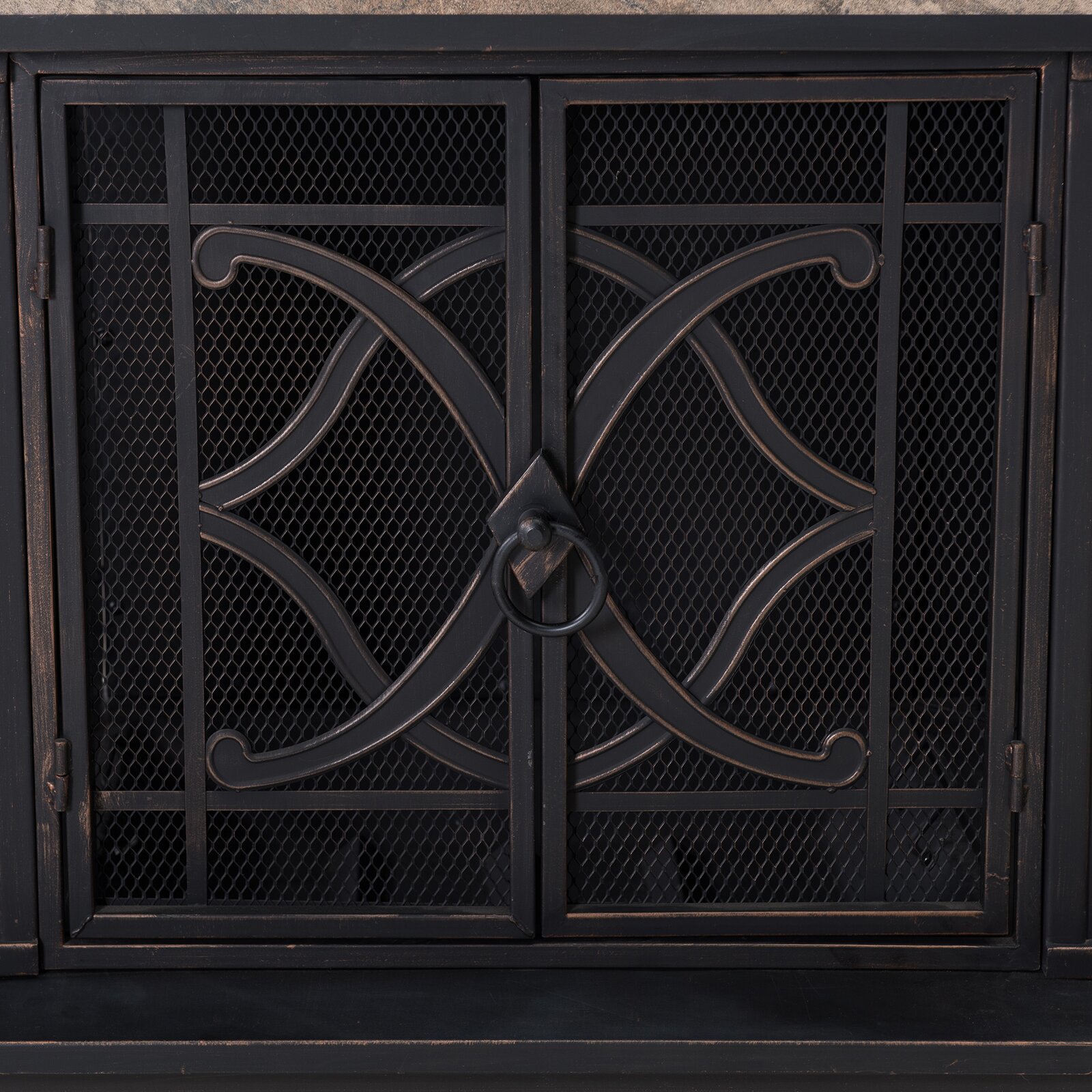 【Sports&Outdoors】Sofie 56.7'' H Wood Burning Outdoor Fireplace