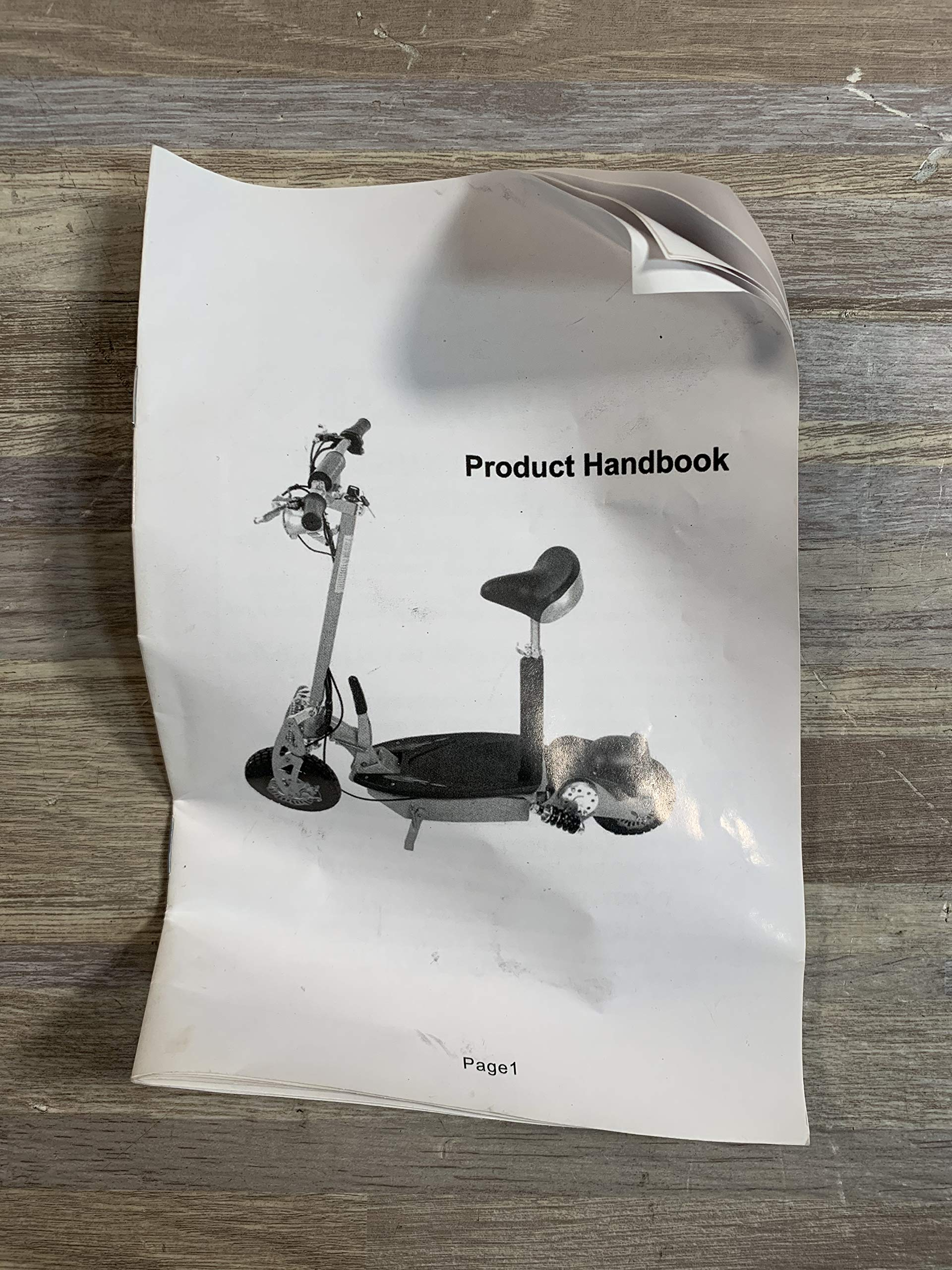 【Sports&Outdoors】UberScoot 1600w 48v Electric Scooter, Black, Large