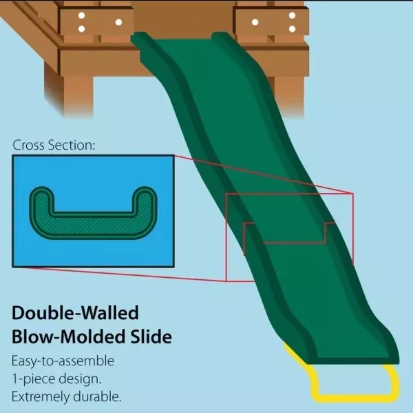 【Baby&Kids】Oak Grove Wooden Swing Set