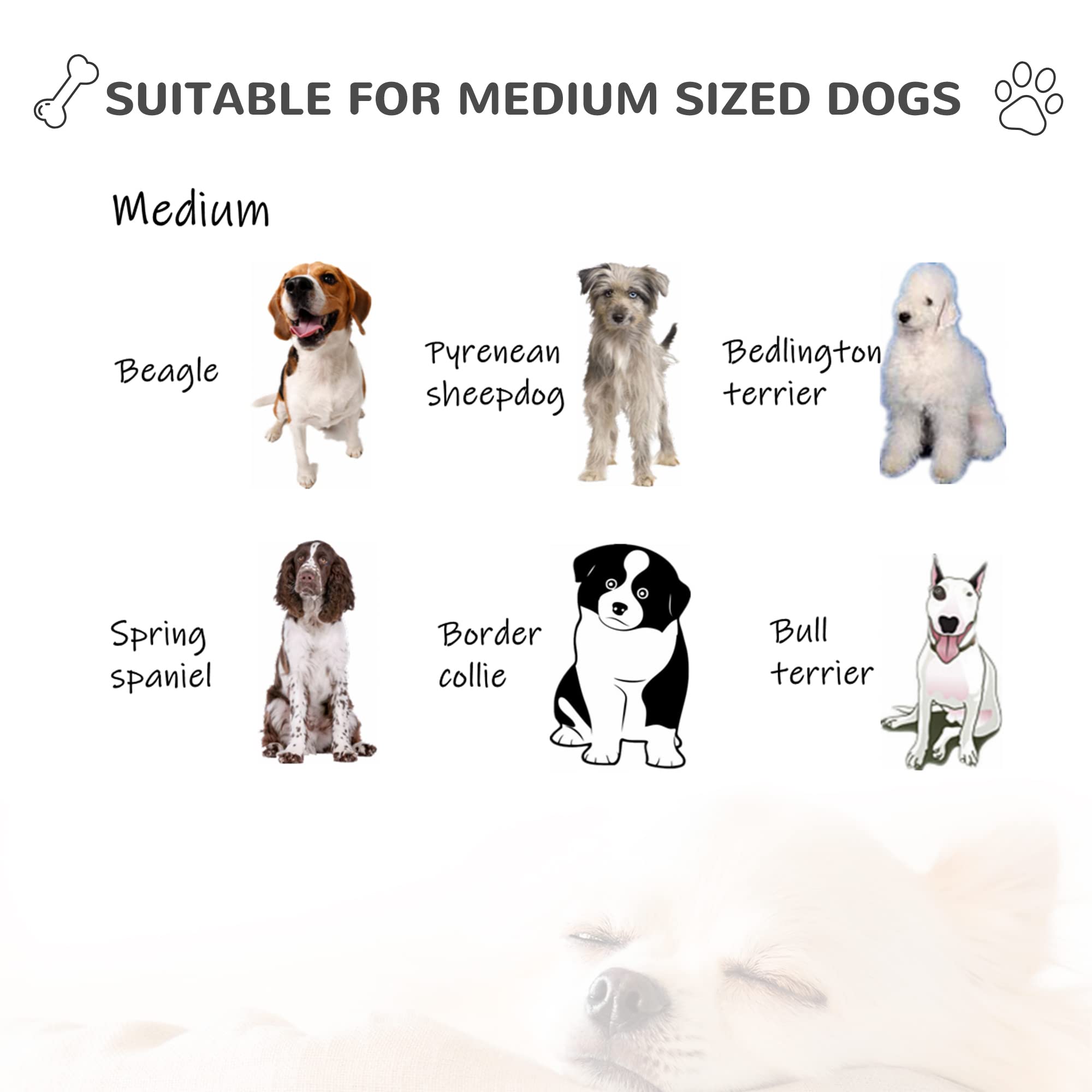 【Pet】Wooden Outdoor Dog House, Cabin-Style Pet House with Feeding Bowls, Asphalt Roof