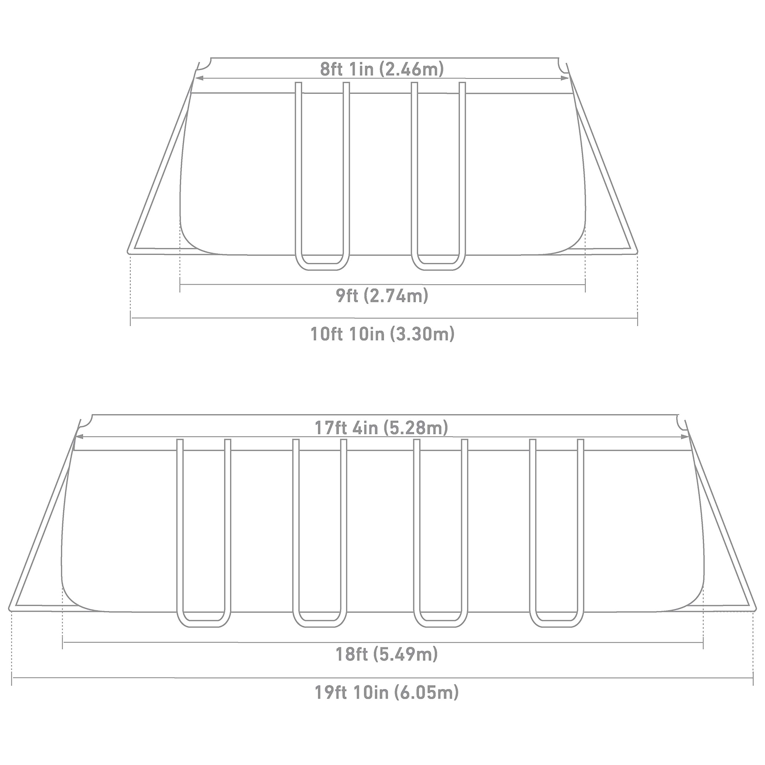 【Sports&Outdoors】INTEX Rectangular Ultra XTR Pool Set with Sand Filter Pump, Multi-Size