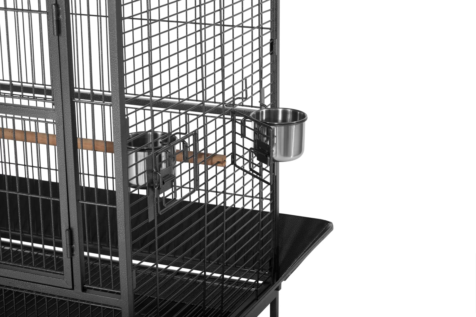 【Pet】Nickelson 66'' Steel Play Top Floor Bird Cage with Wheels
