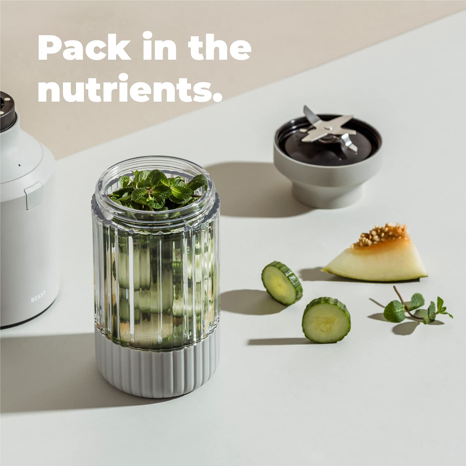 【Appliances】Blender + Hydration System | Blend Smoothies and Shakes, Infuse Water, 1000W