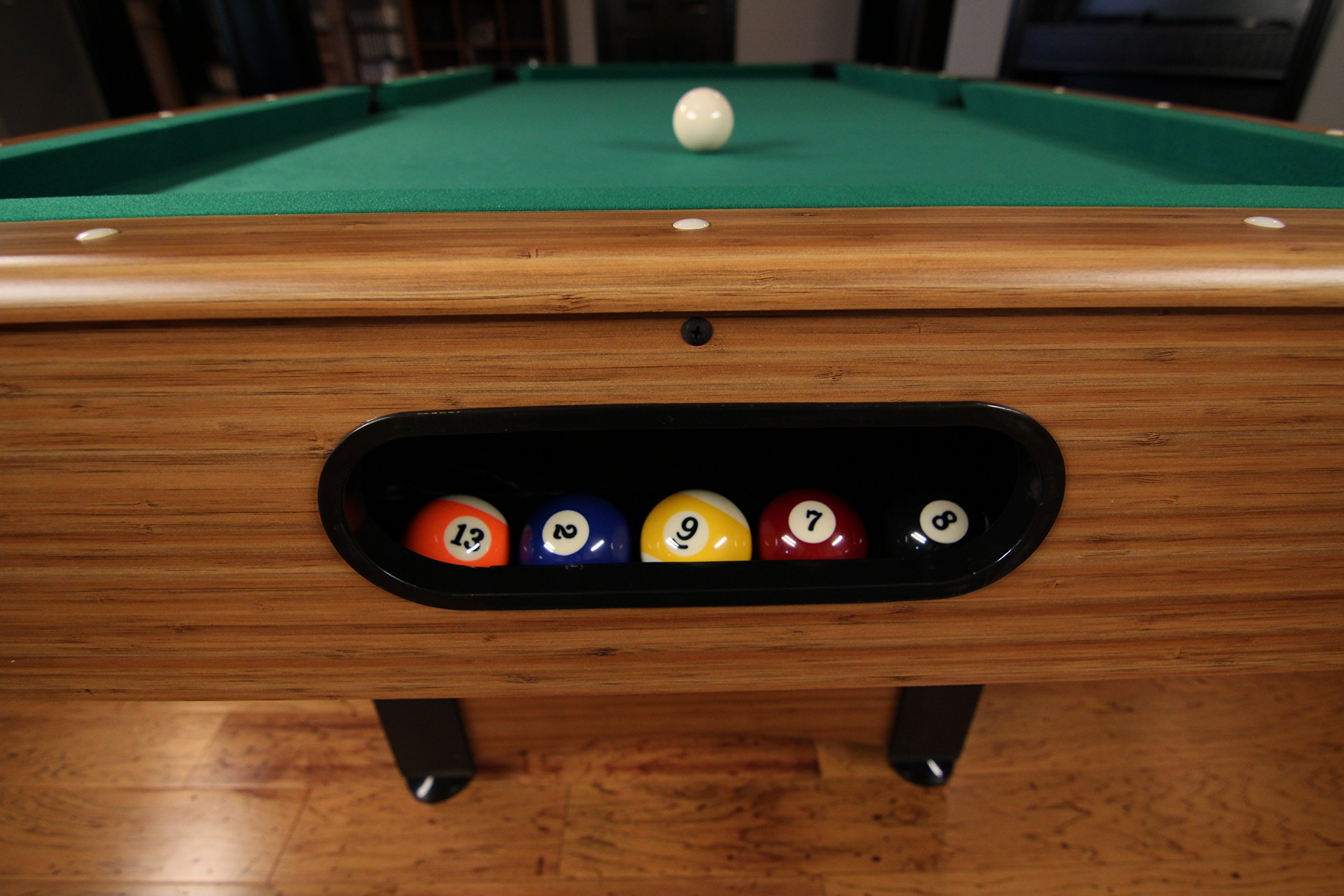 【Sports&Outdoors】Dynasty Space Saver 6.5' Billiard Table with Leg Levelers, Automatic Ball Return