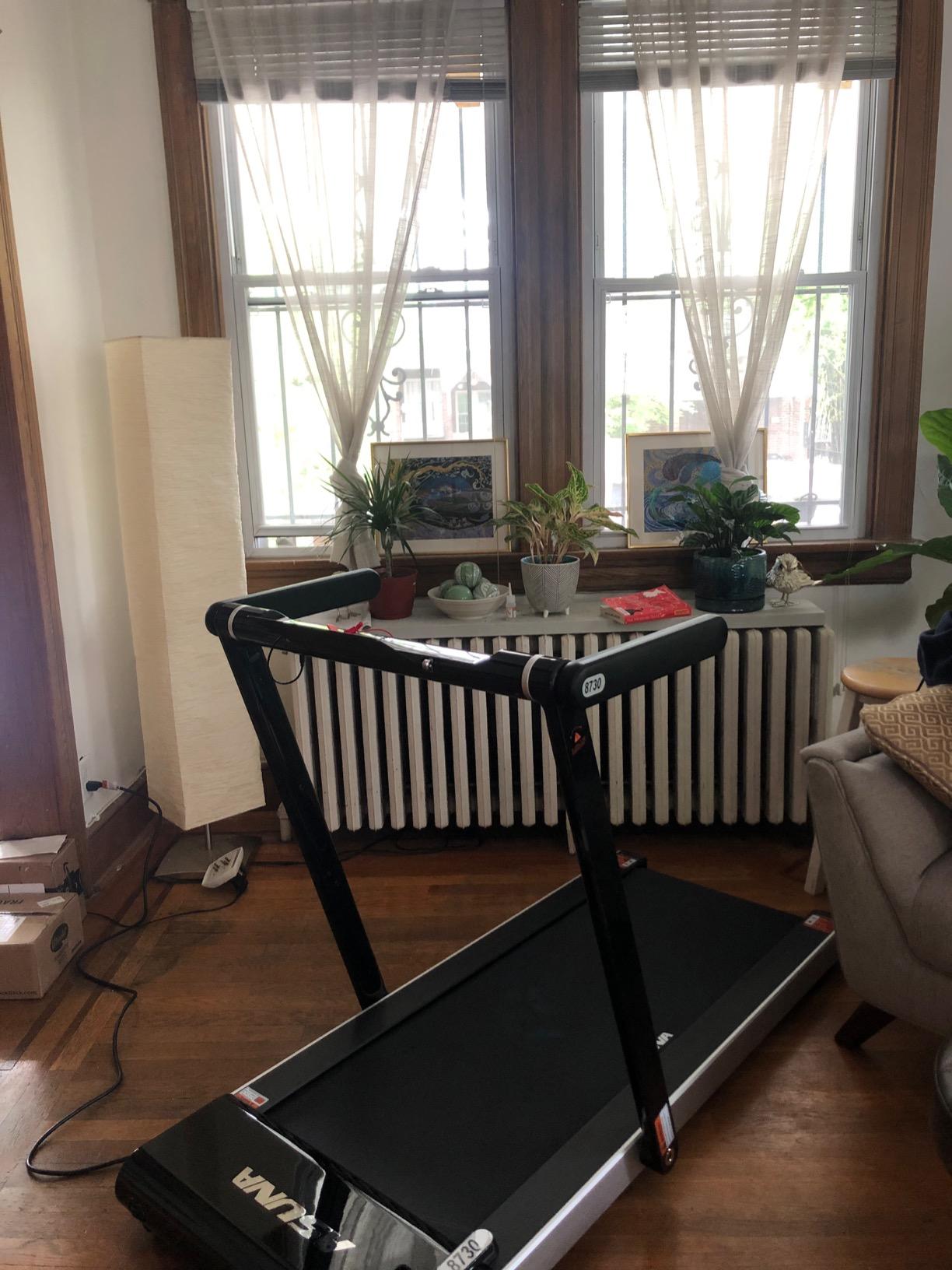 【Sports&Outdoors】ASUNA Premium Slim Folding Treadmill Running Machine with Speakers for Home Gyms