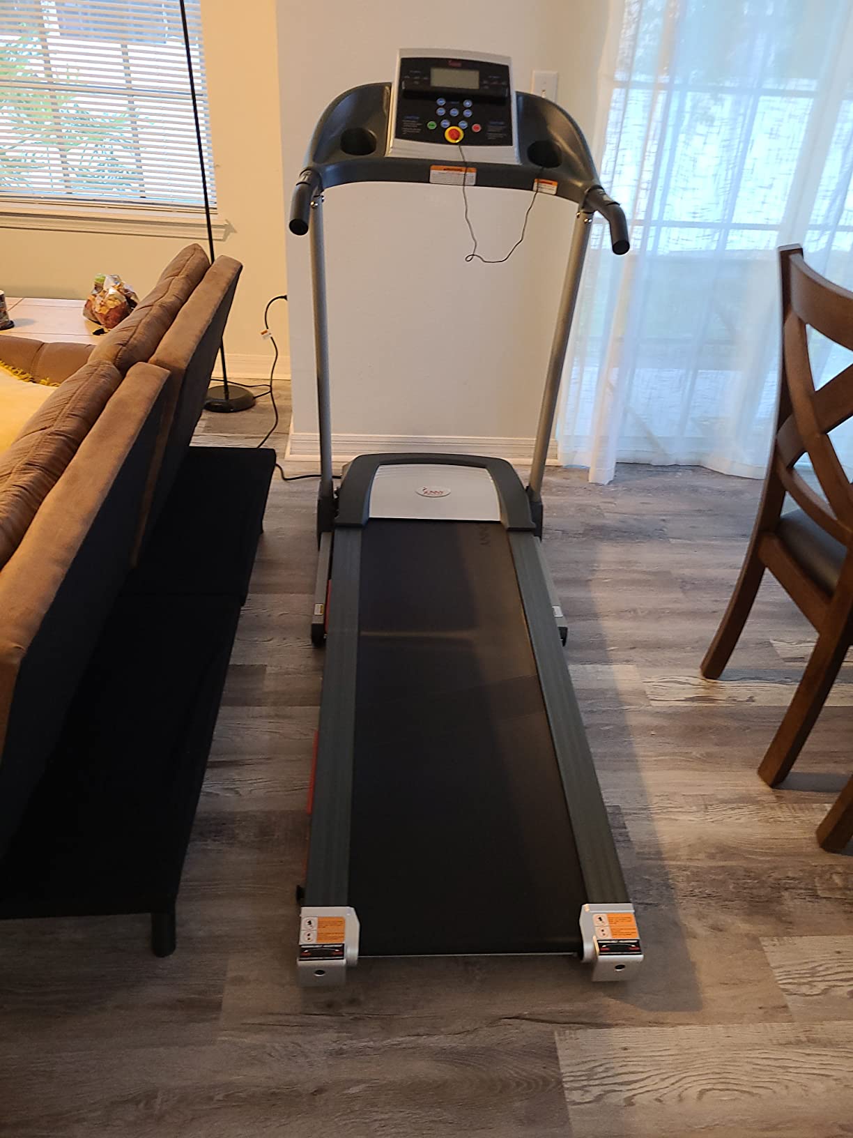 【Sports&Outdoors】Folding Incline Treadmill with Optional Exclusive SunnyFit App & Smart Bluetooth Connectivity