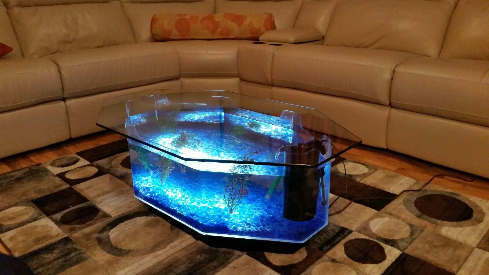 【Pet】28 Gallon AquaTable Aquarium Octagon