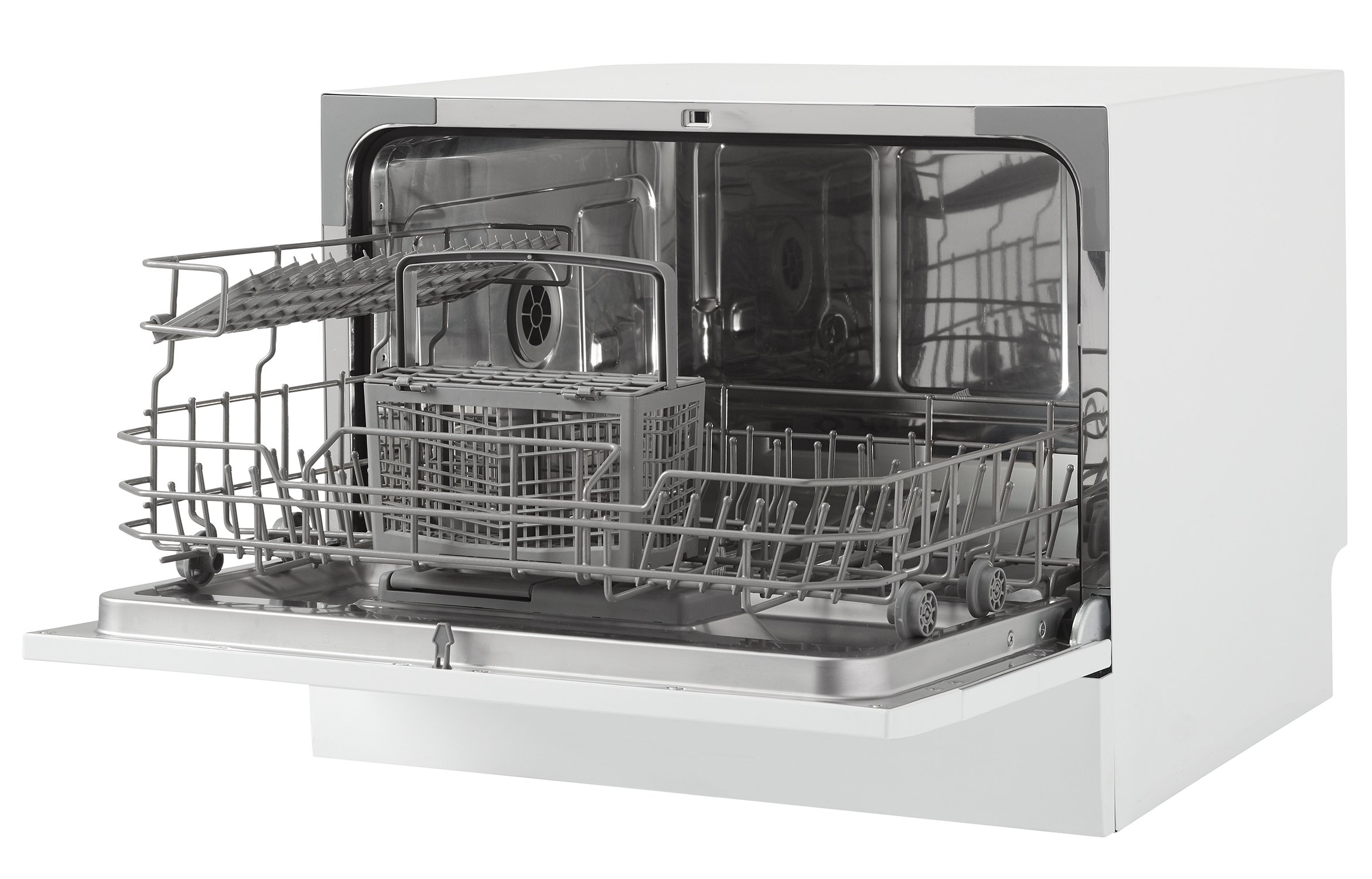 【Appliances】Countertop Dishwasher with 6 Place Settings, 6 Wash Cycles and Silverware Basket