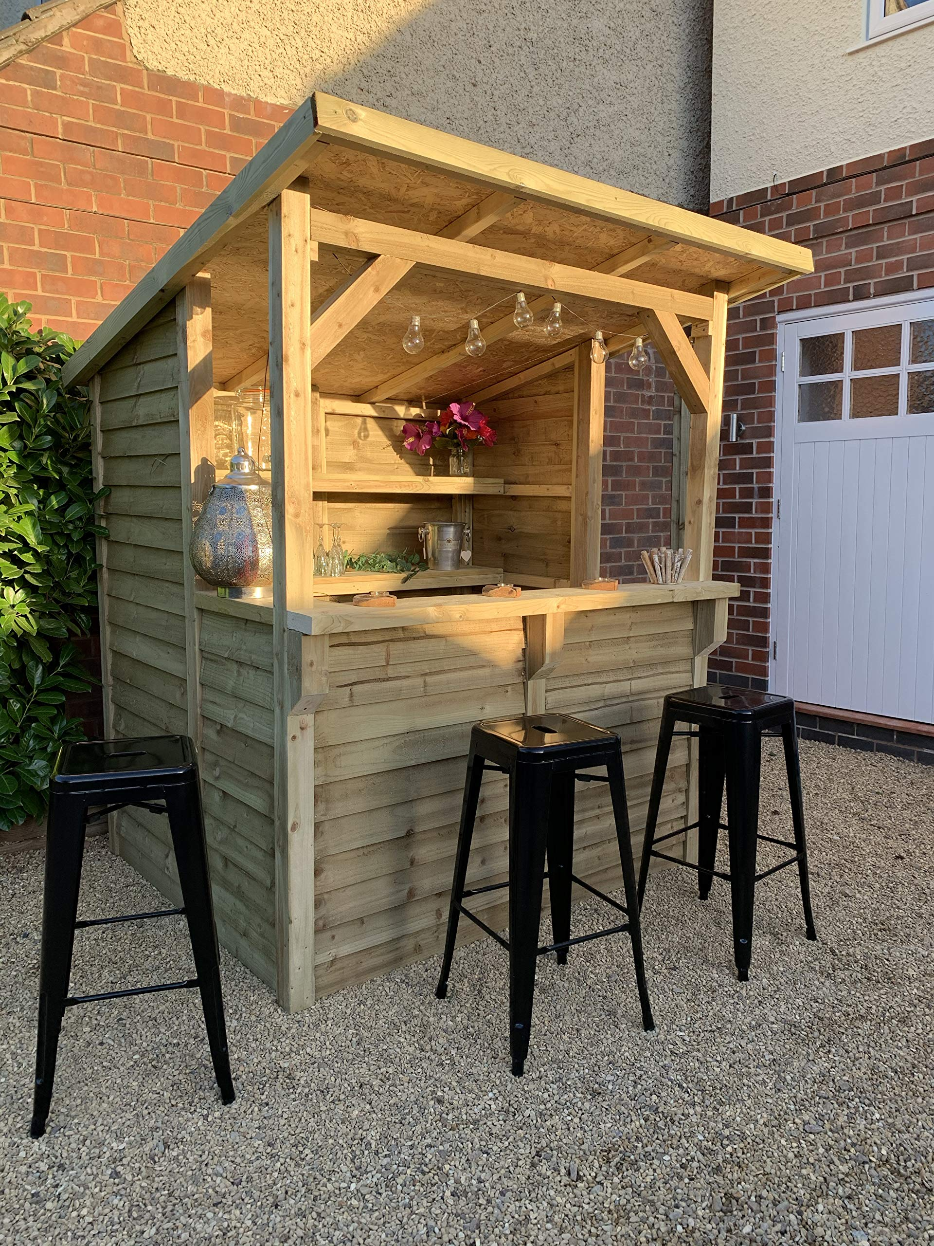 【Home&Garden】Wooden Garden Bar, Heavy Duty Pressure Treated