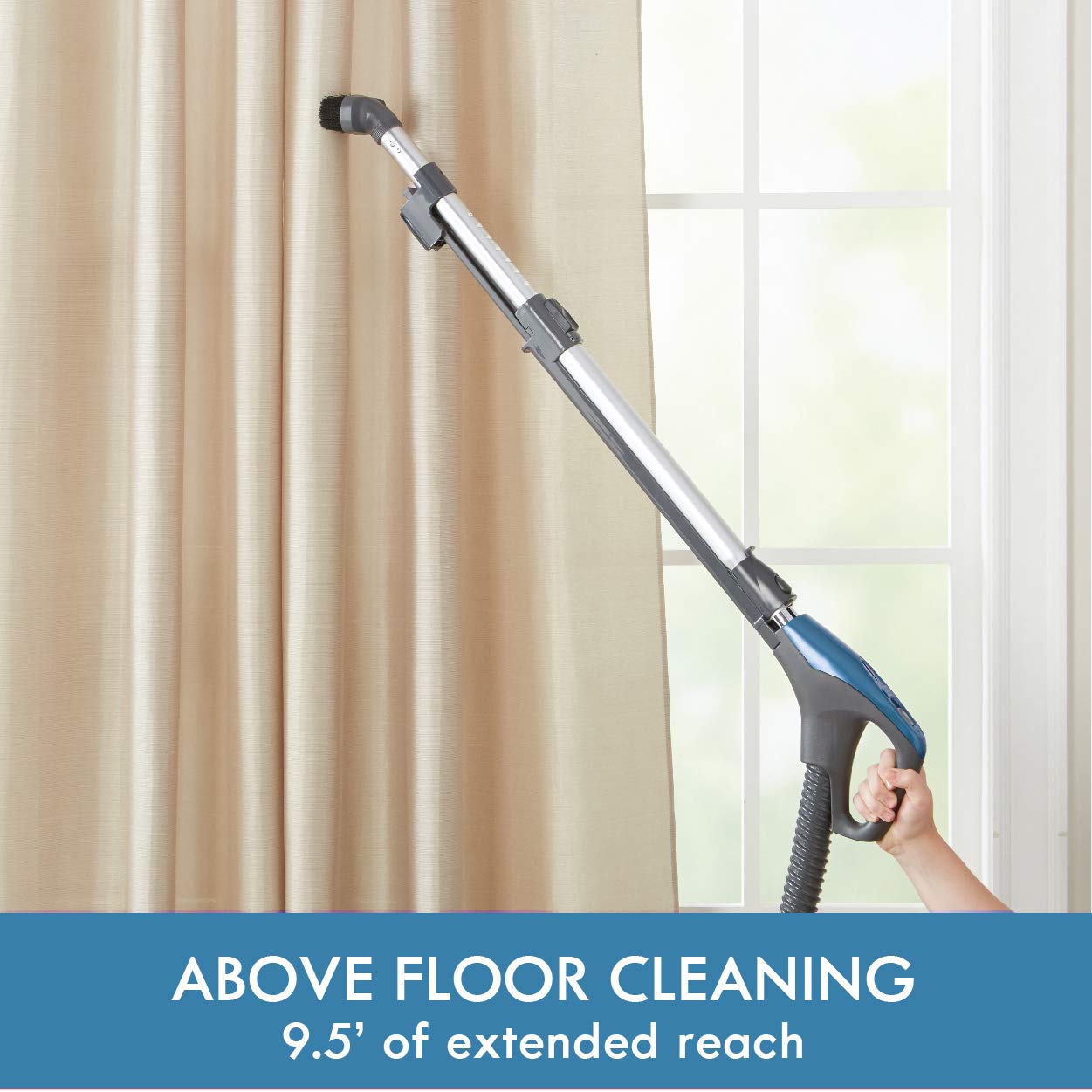 【Appliances】Canister Vacuum Cleaner 2-Motor Power Suction with Pet PowerMate & Cleaning Tools