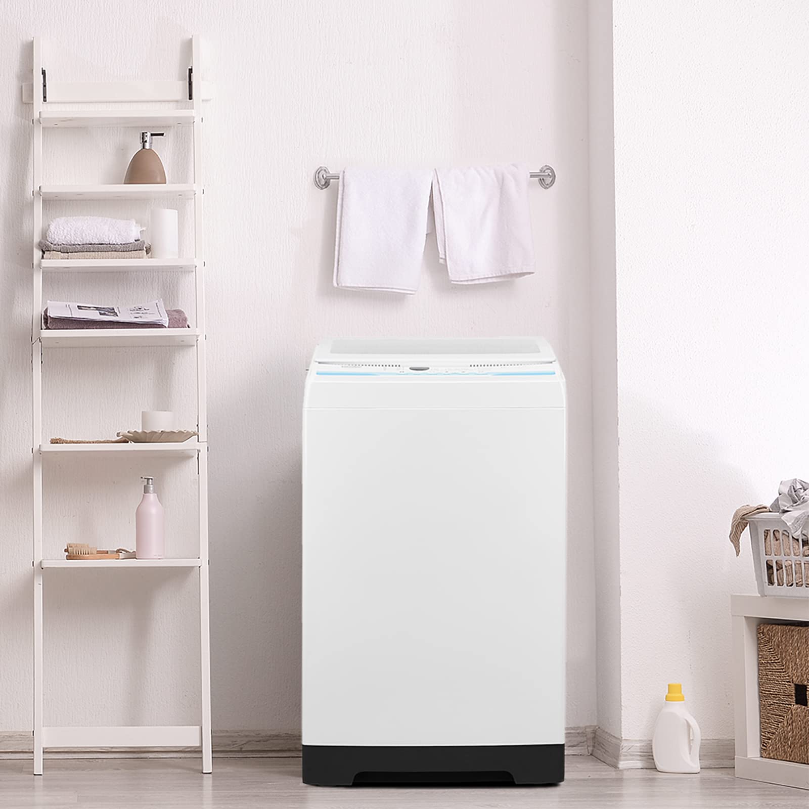 【Appliances】COMFEE’ 1.6 Cu.ft Portable Washing Machine, 11lbs Capacity Fully Automatic Compact Washer