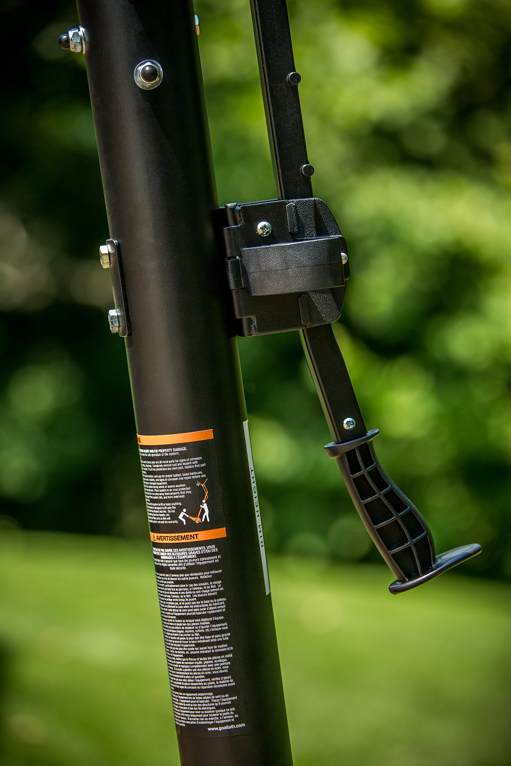 【Sports&Outdoors】Portable Height-Adjustable Basketball Hoop Assembles in 90 Minutes - Easy Lift & Roll Basketball Goal