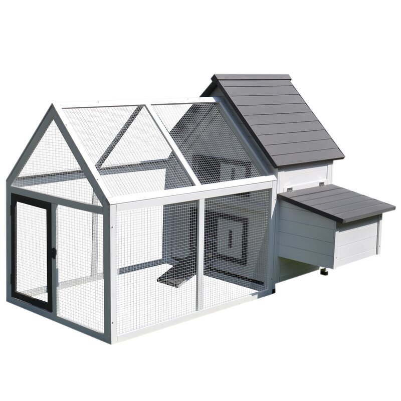 【Home&Garden】【BS】Camas Chicken Coop with Chicken Run For Up To 3 Chickens