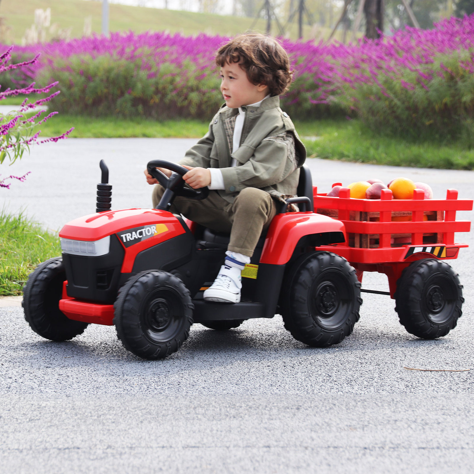 【Baby&Kids】Ride On Tractor Battery Powered Electric Car and Truck