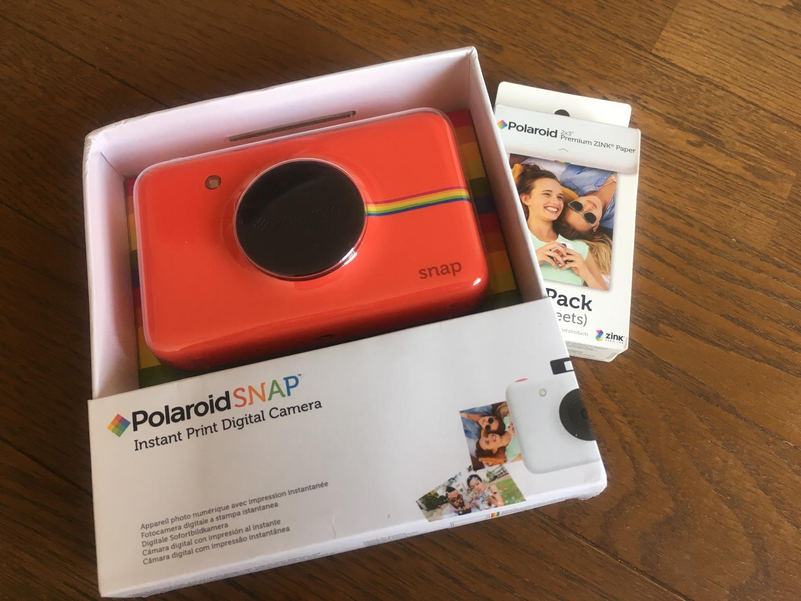 【Electronics】Zink Polaroid Snap Instant Digital Camera with ZINK Zero Ink Printing Technology