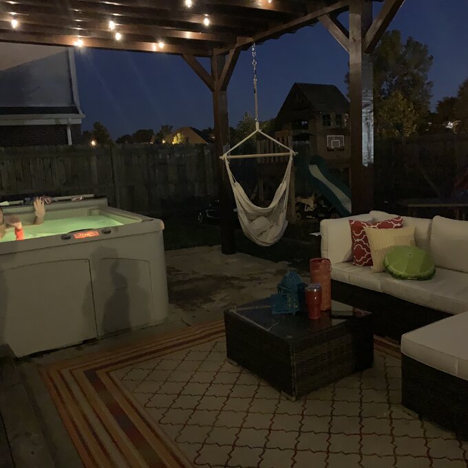 【Sports&Outdoors】Lifesmart Spas Lifesmart 5 - Person 28 - Jet Rectangular Plug & Play Hot Tub with Ozonator