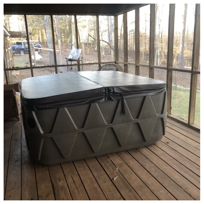 【Sports&Outdoors】Aquarest Spas, 5 - Person 29 - Jet Square Plug And Play Hot Tub with Ozonator