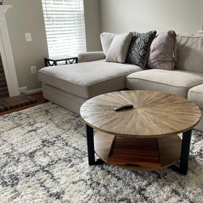 【Furniture】Frame Coffee Table with Storage