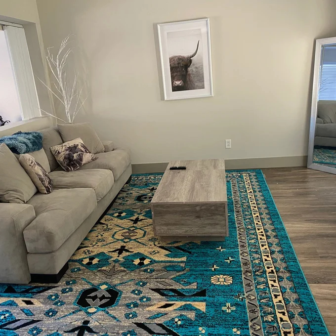 【Furniture】Kianna Lift Top Block Coffee Table with Storage