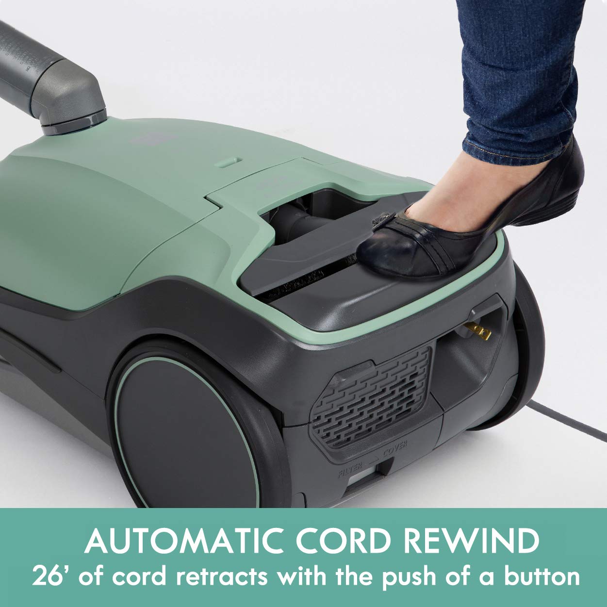 【Appliances】Canister Vacuum Cleaner 2-Motor Power Suction with Pet PowerMate & Cleaning Tools