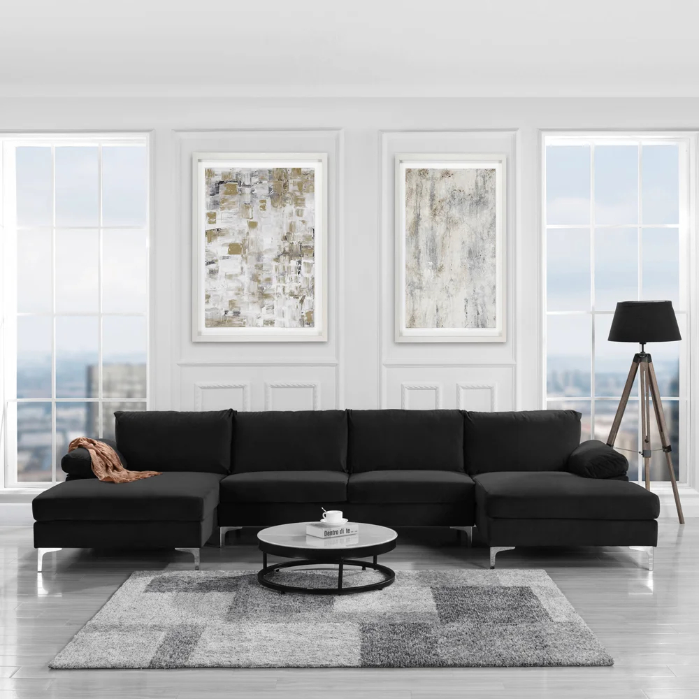 【Living Room Sofa】Makai Luxury Living Room Soft Sofa with 3 Sets of Cushions Discount Price《NO8》