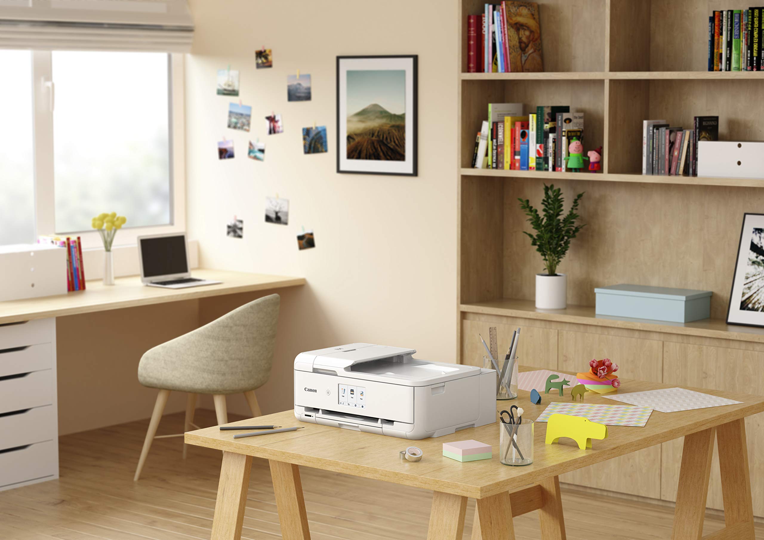 【Electronics】TS9521C All-In-One Wireless Crafting Photo Printer, 12X12 Printing, White